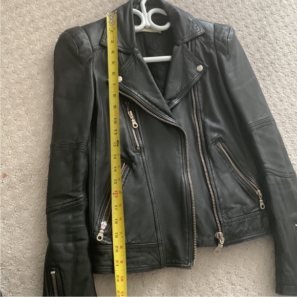 Whistles genius leather biker jacket - Picture 10 of 12
